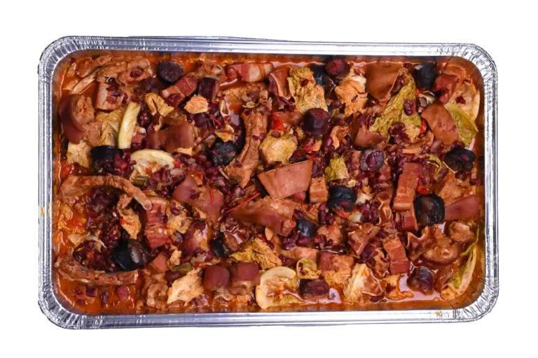 Cuisine portugaise artisanale plat mijoté pour réception et groupe